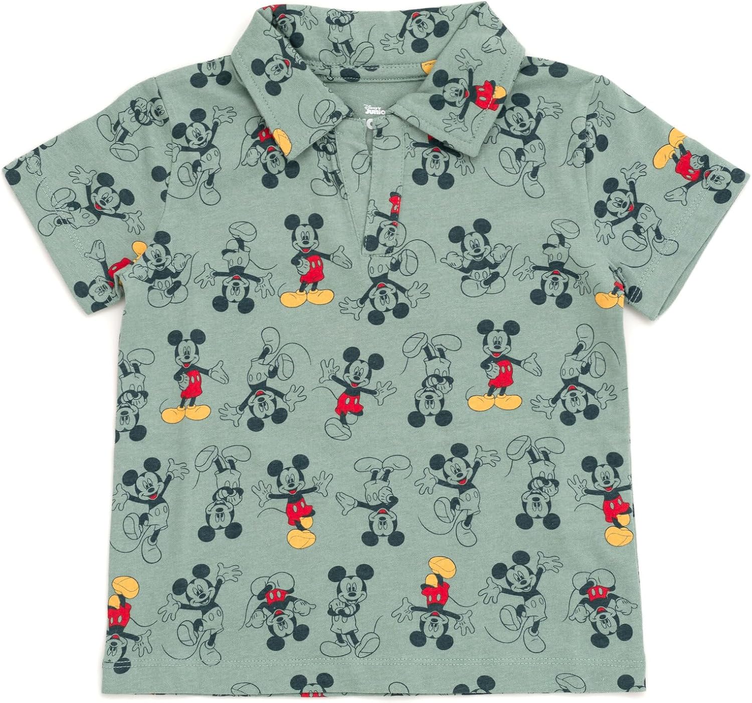 Disney Polo Shirt and Twill Shorts Outfit Set Toddler to Big Kid Sizes (2T - 10-12) - Image 2