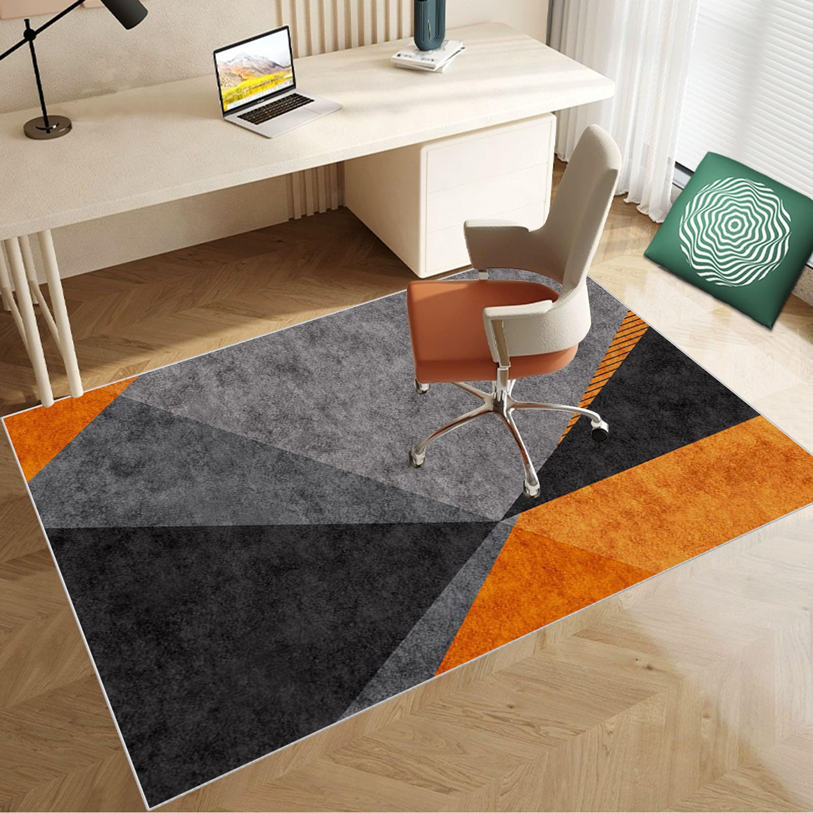 80 x 120 cm Heavy Duty Office Chair Mat for Carpeted Floor Computer Gaming Desk Chair Mat for Carpet Hard Floor Protector Mat for Rolling Chair Carpet Protector Chair Mat Floor Mat for Office Chair