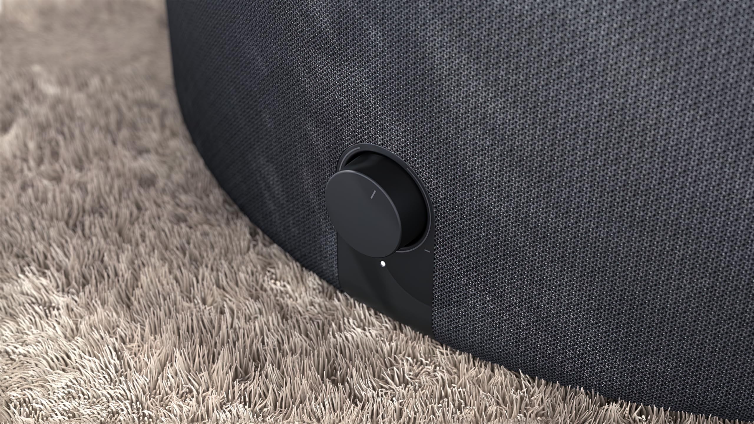 Loewe Klang sub5 Gris Basalte, Caisson de Basses sans Fil, 360 Watts, sans Vibrations, 2 woofers 4 Pouces et 4 Haut-parleurs passifs 4 Pouces