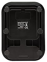 Vista 3 de Talking Kitchen Scales - Big Numbers with Clear Loud Voice North American Accent (Black)