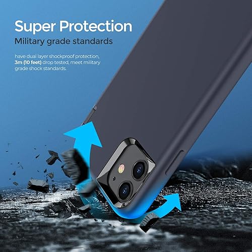 Miniatura 5 de ORIbox - Funda compatible con iPhone 11 Pro Max, acabado suave de silicona líquida exterior