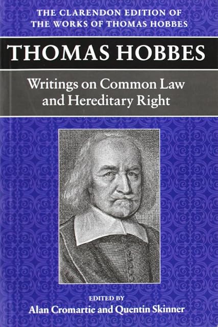 Portada de Thomas Hobbes: Writings on Common Law & Hereditary Right