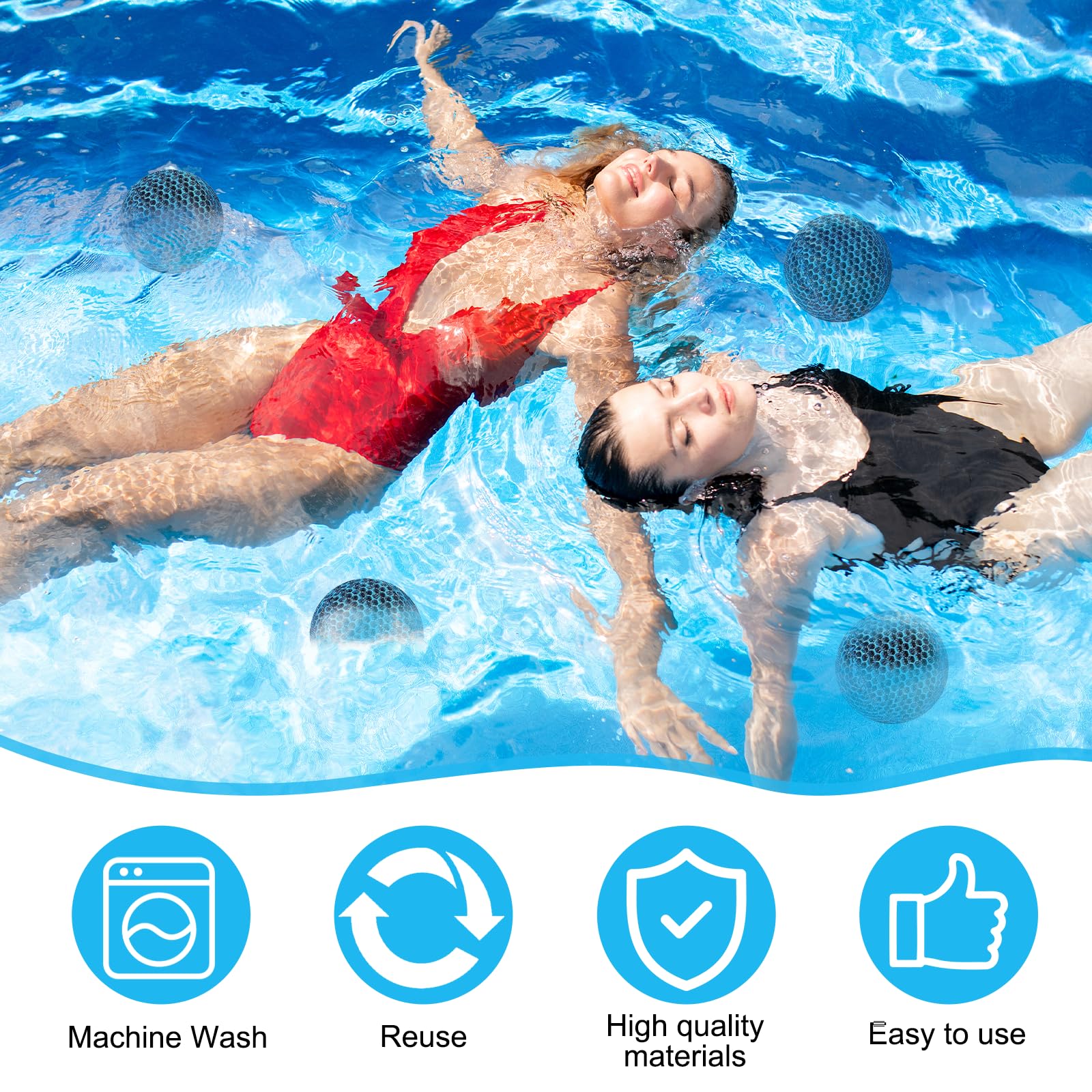 4 sztuki Hot Tub Pool Scum Absorber, 7 cm gąbki do czyszczenia oleju, wielokrotnego użytku do usuwania brudu, oleju i pianki, pasują do jacuzzi, basenu i spa