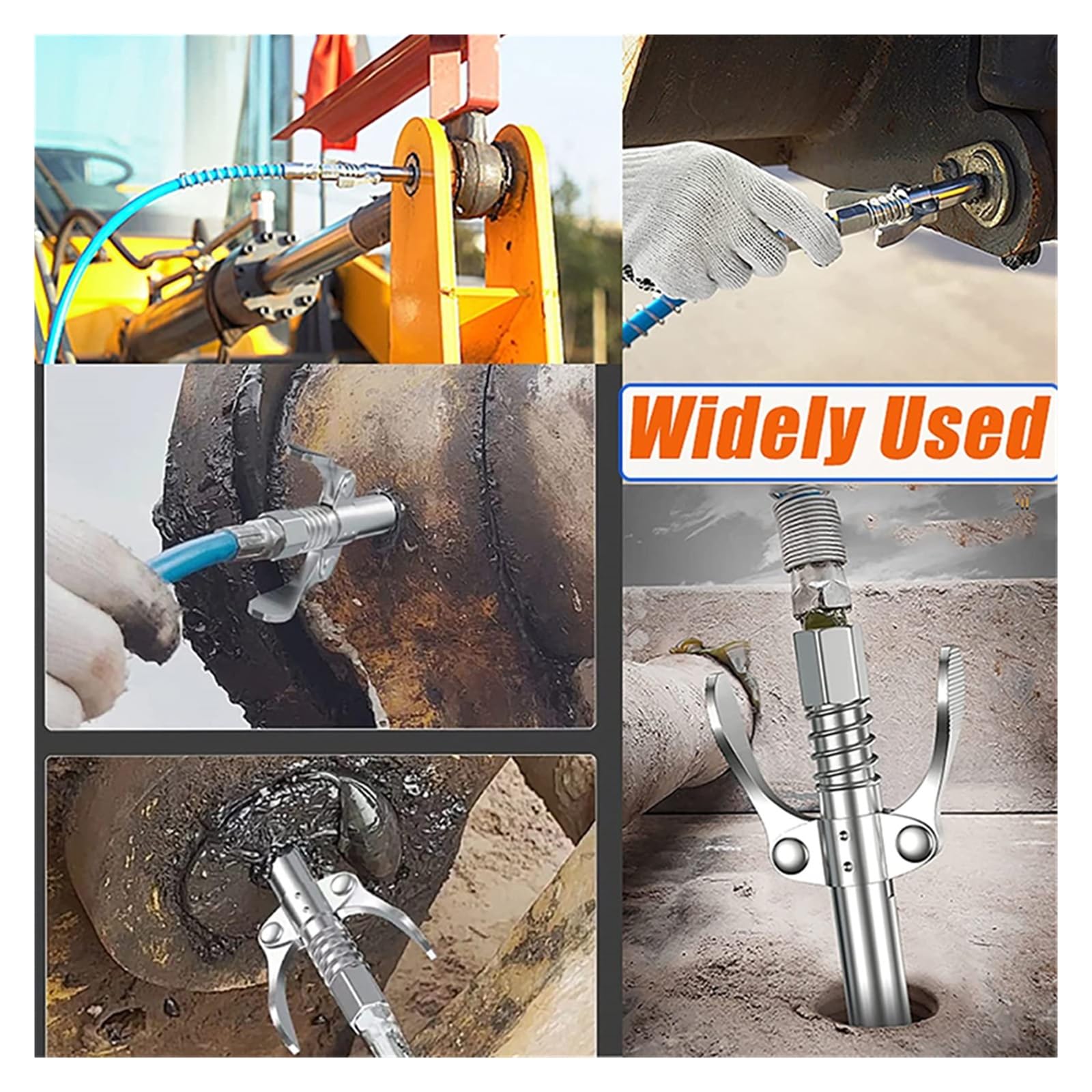 Dźwignia do dużych obciążeń, ręczny smarownica, dysza blokująca, I/8 10000PSI Grease Coupler