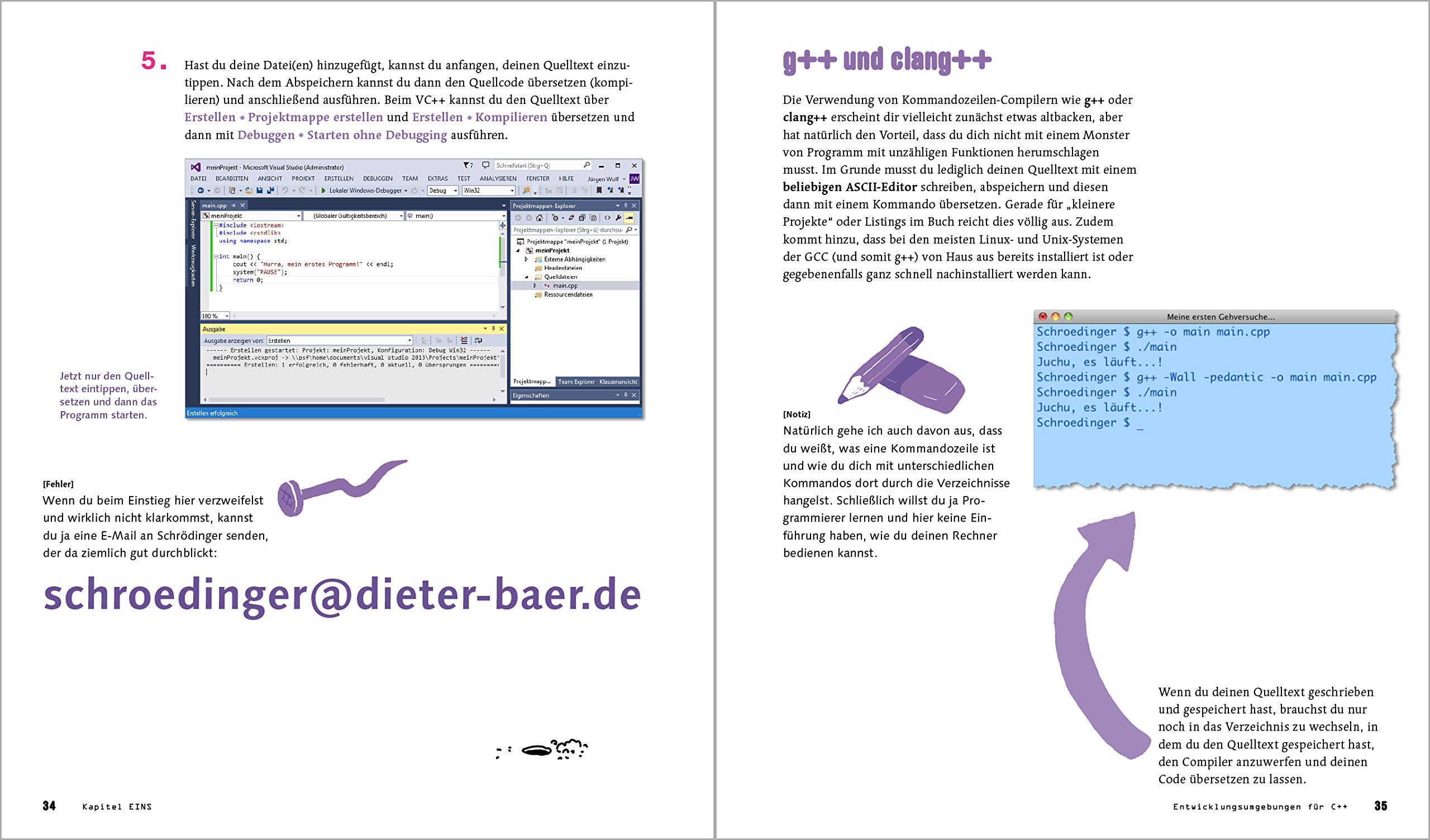 Schrödinger programmiert C++: Jetzt mit C++14 und Syntaxhighlighting