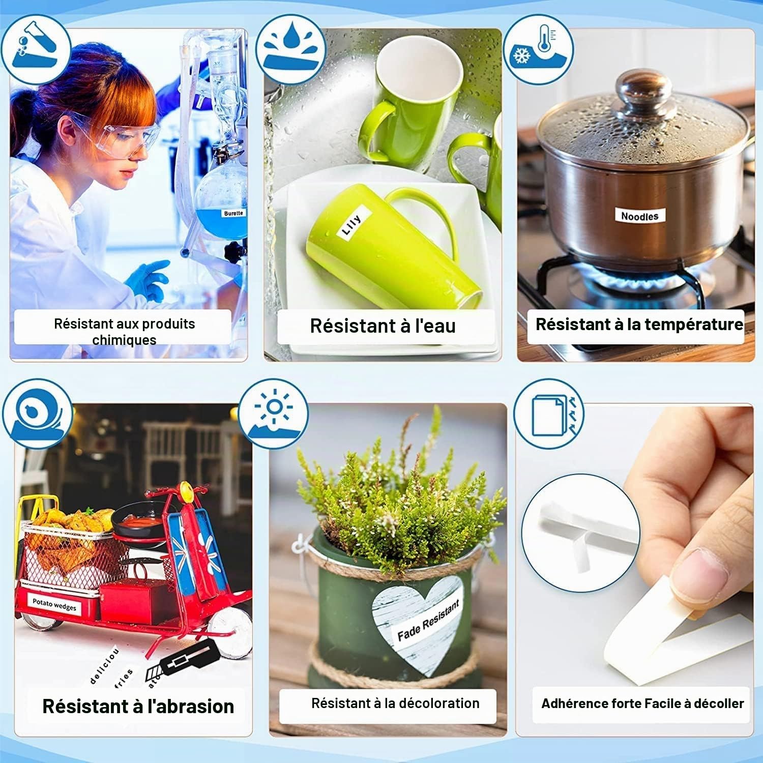 Pristar Brother TZe-231 TZ231 TZ-231 Tze Noir sur Blanc Laminé Cassette 12mm