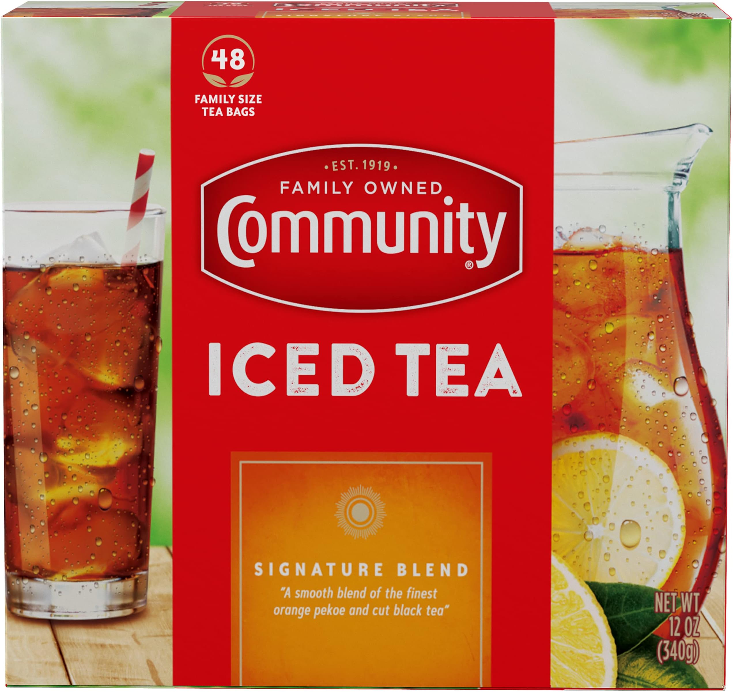 Community Coffee Signature Iced Tea, 576 Family Size Tea