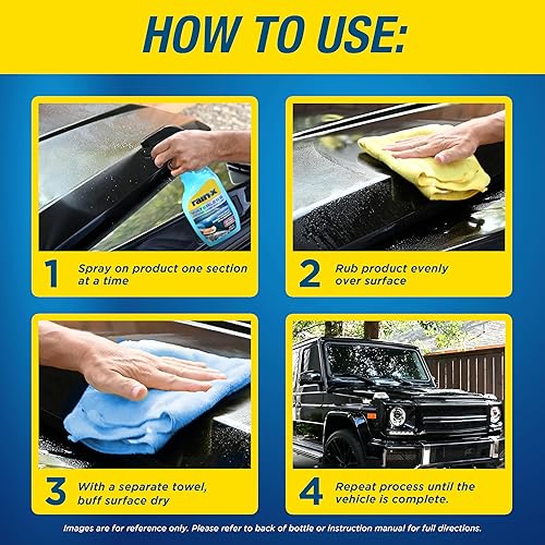 Miniatura 4 de Rain-X 620143 Lavado de autos sin agua y repelente de lluvia, 23 onzas líquidas