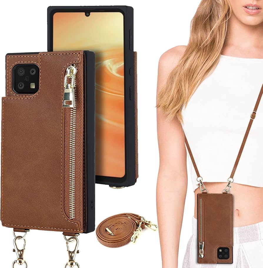 AQUOS Sense6 ケース ショルダー ストラップケース カバー 背面フリップ 手帳型 センス6s Sense6s ケース docomo SH-54B au SHG05 SHG07 SIMフリー SH-M19 SH-M19A SH-M19B ケース 手帳型 アクオス Sense6 SH54B