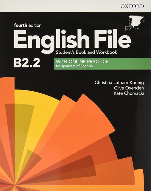 Portada de English File 4th Edition B2.2. Student's Book and Workbook with Key Pack