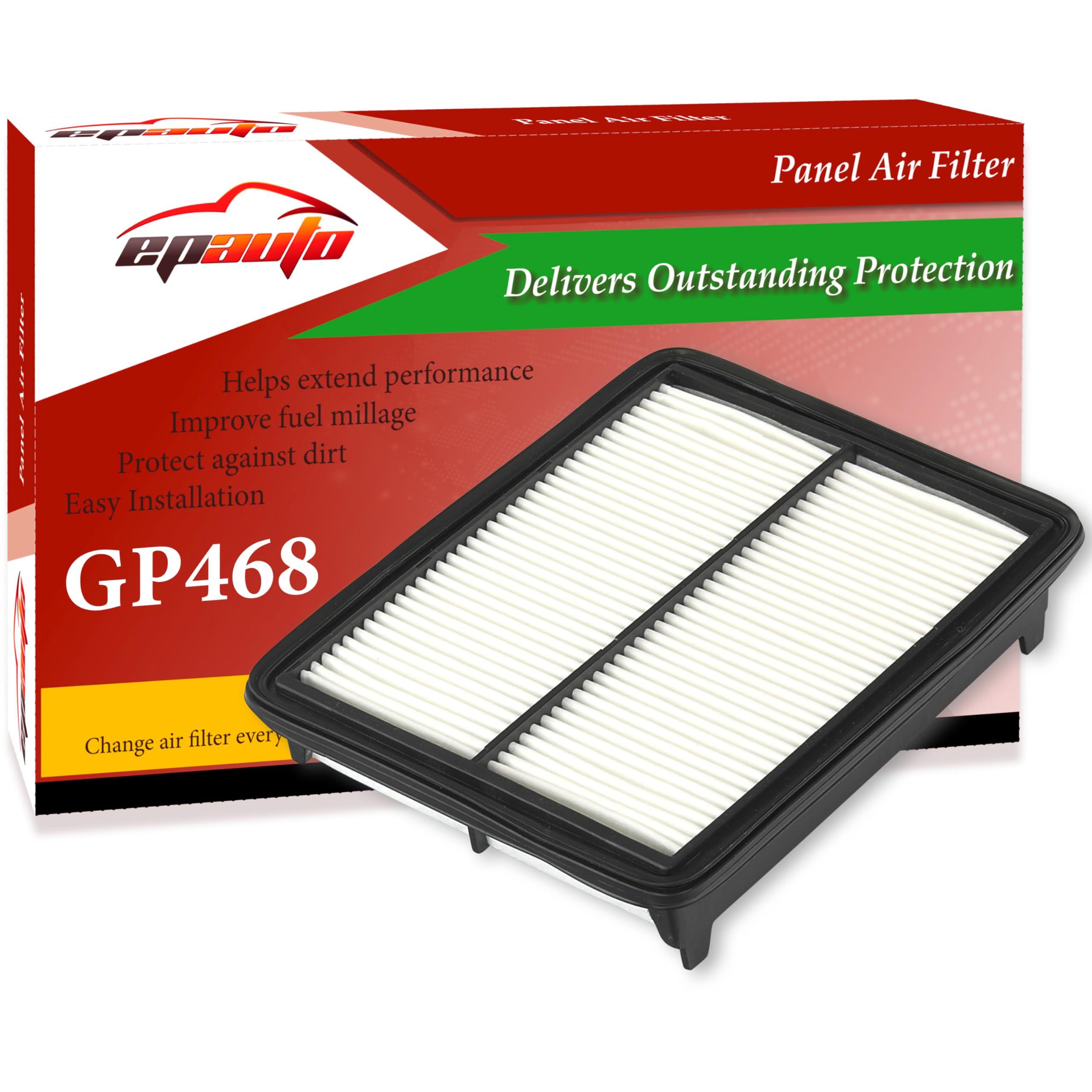 EPAuto GP468 CA10468 Engine Air Filter