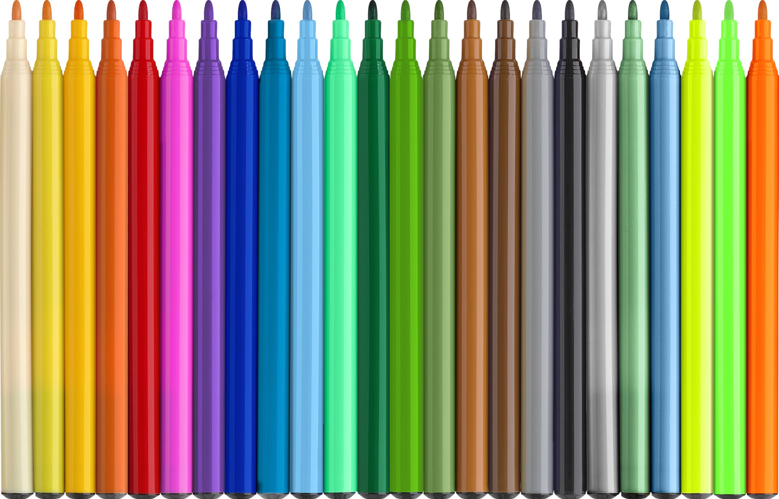 Fineliner, penne a feltro e penna a fibra