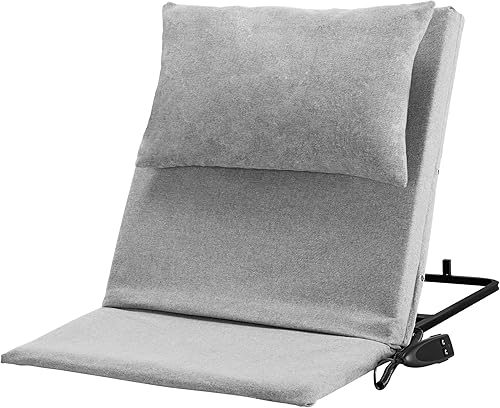 Miniatura 7 de Skuehod Respaldo de cama ajustable para personas mayores con discapacidad lesionada, silla de respaldo sentada para cuello lumbar y espalda con