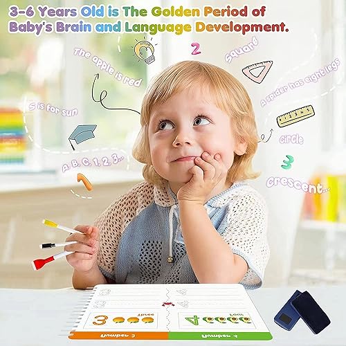 Miniatura 8 de Práctica de escritura a mano para niños juguetes de actividades de aprendizaje preescolar Montessori juguetes educativos para autismo aprender a