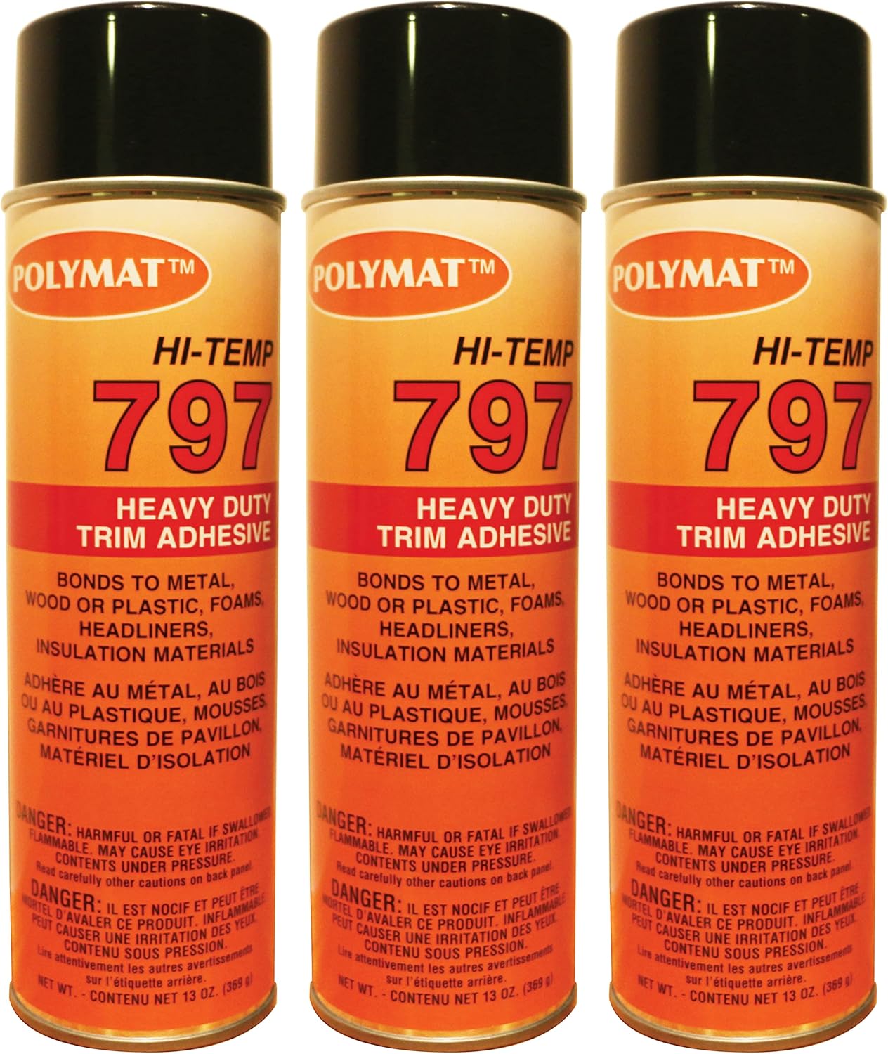QTY3 Polymat 797 HiTemp Spray Adhesive auto headliner dash
