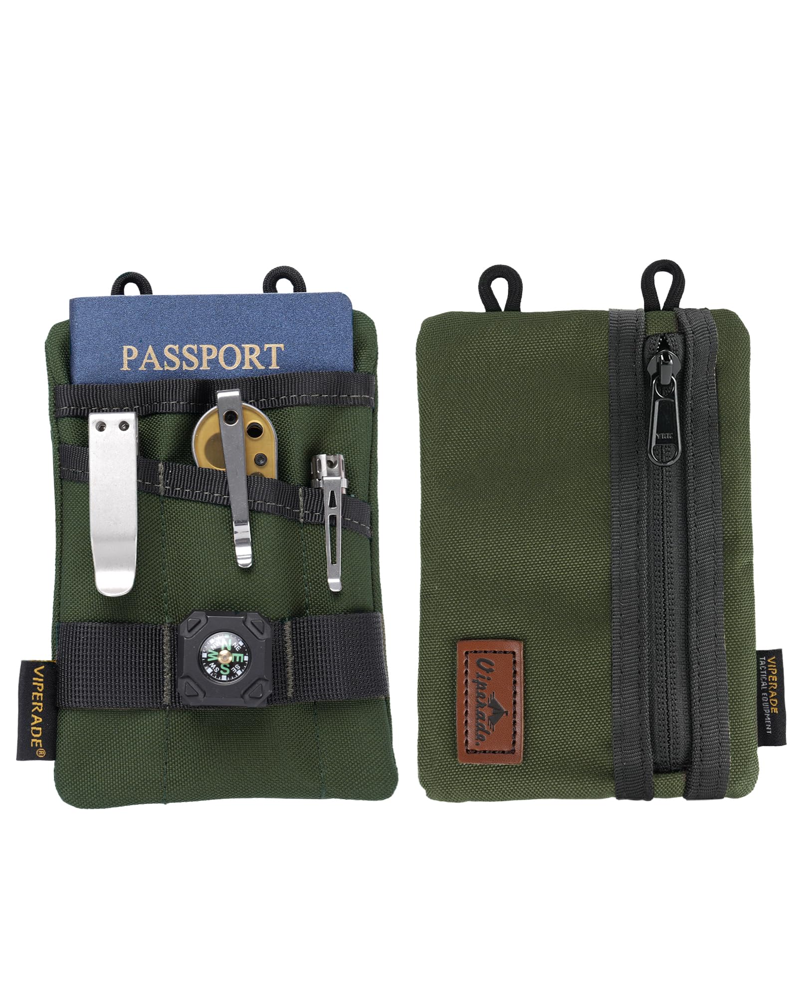 VIPERADE VE1 Pocket Organizer, EDC Pouch for Men, EDC Organizer Storage EDC Gears, Multitool Pocket Pouch Hold Your Flashlight/Pocket Knife, Pen, Notebook