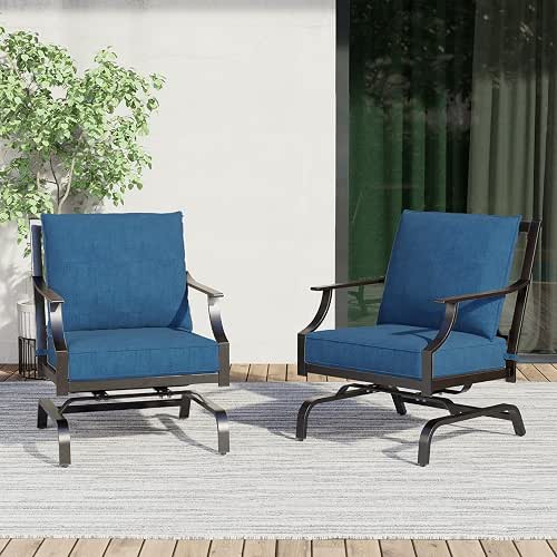 Grand patio Outdoor Chairs,Outdoor Rocking Chairs Motion Chairs Set of