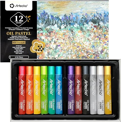Miniatura 10 de Artecho Juego de 72 colores pasteles al óleo suaves para pintura artística, dibujo, mezcla, crayones al óleo, suministros de arte para artistas,