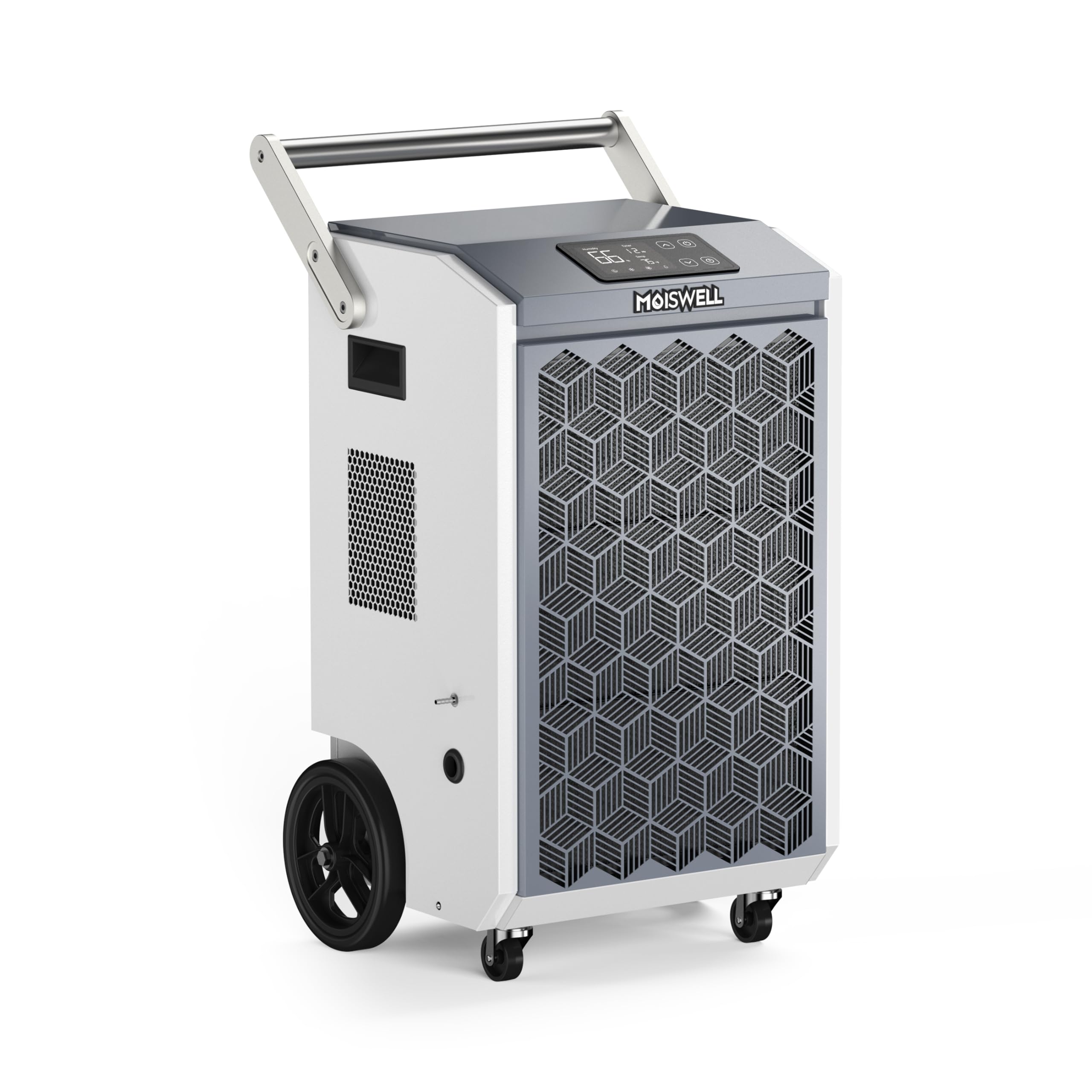 200 Pints Commercial Dehumidifier with Pump and Drain Hose for Ba...