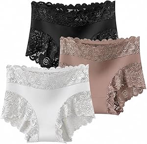 Tummy Control Underwear for Women High Waisted Comfortable Breathable Panties Briefs Multipack