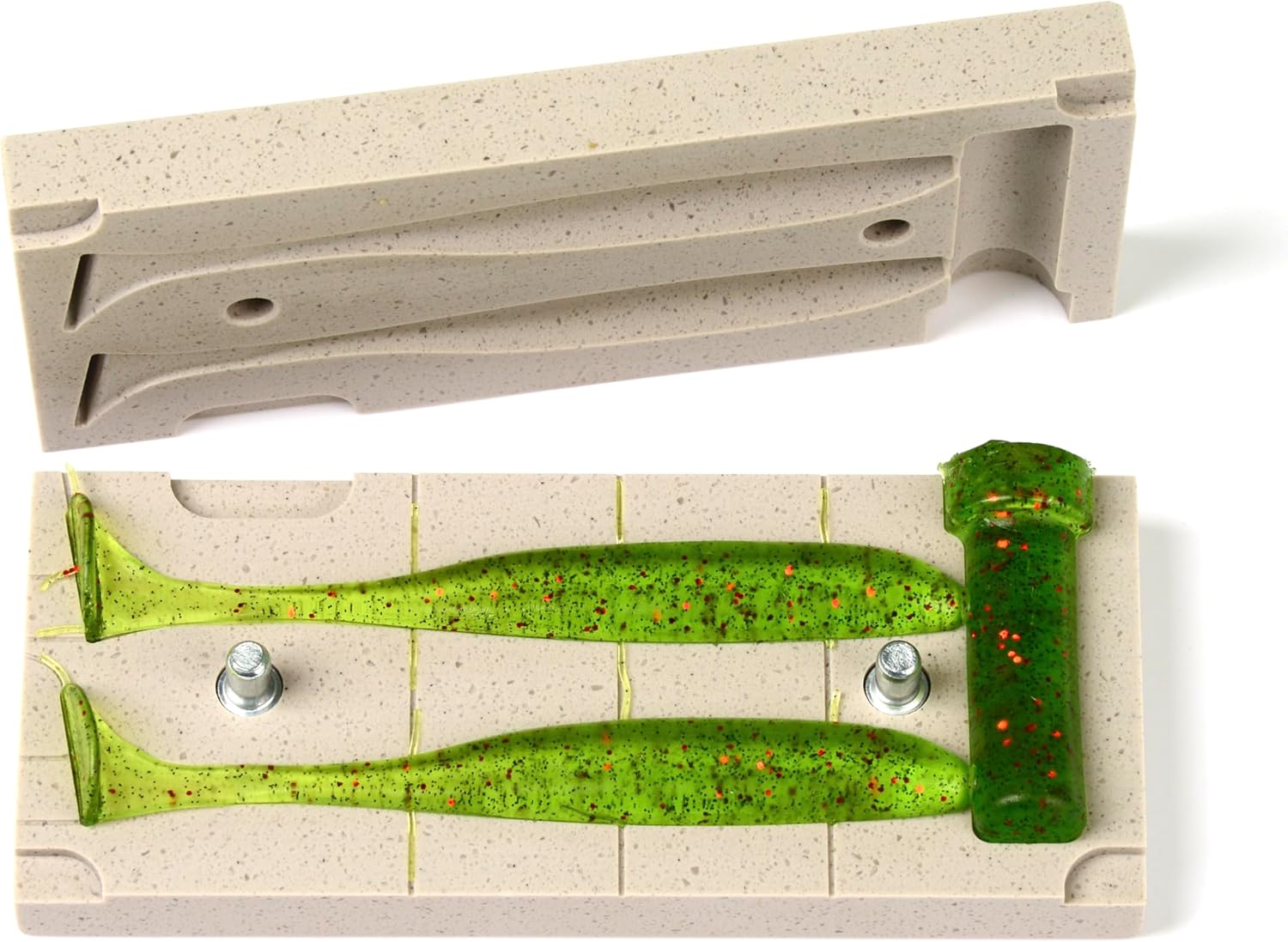 Soft Plastiс Mold Lure Making Injection Molds Fishing Lures Keitech Easy Shiner 4'' Two Cavity - Image 2