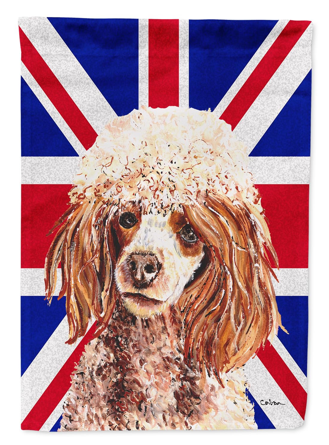 Caniche Miniature Union Jack Caroline S Treasures SC9888GF pour sublimer votre étagère de salon
