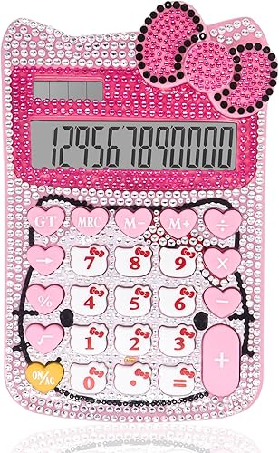 Miniatura 10 de Lindas calculadoras, 8 dígitos con pantalla LCD para profesores, estudiantes, oficina básica para la escuela, mini calculadora, calculadora de mano