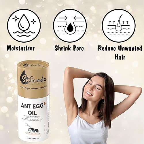 Miniatura 2 de Aceite de depilación natural de huevo de hormiga, perfecto después de la depilación para mujeres y hombres, huevo de hormigas para reducir el