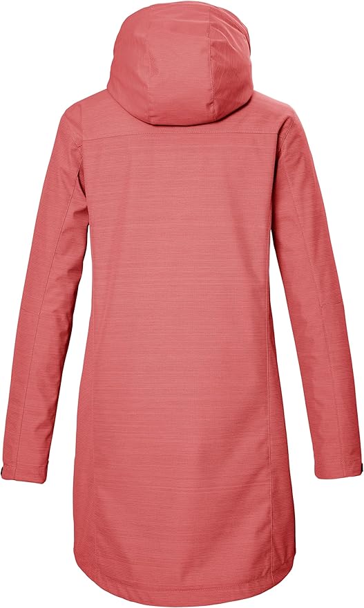 killtec dames Softshell parka/softshell jas met afritsbare capuchon