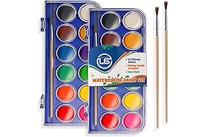 Crayola 12 Vivid Colors Premium Water Paint Set