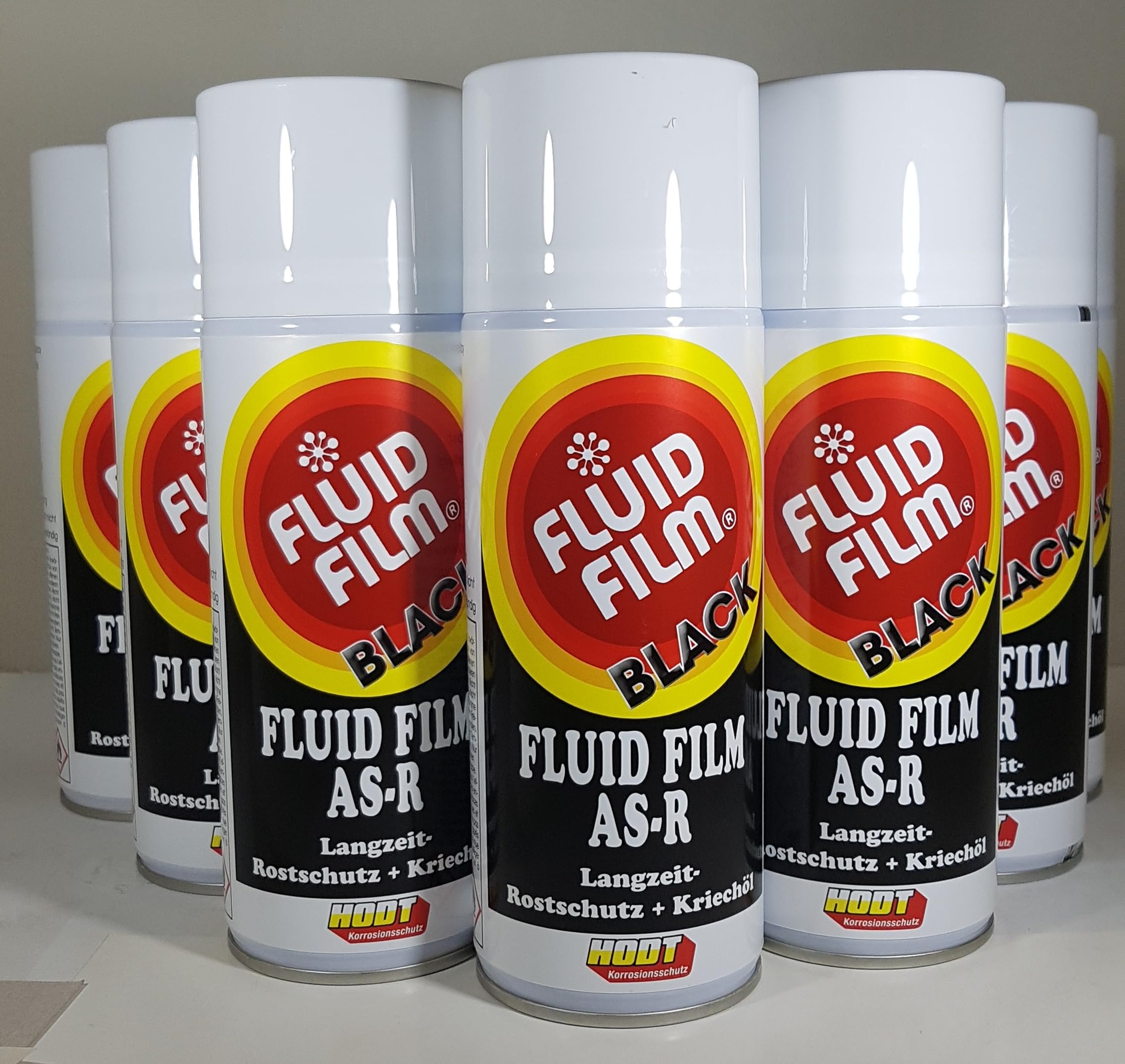 Generisch 12x 400ml Hodt AS-R Black NEU Korrosionsschutz schwarz Spray Rostschutz