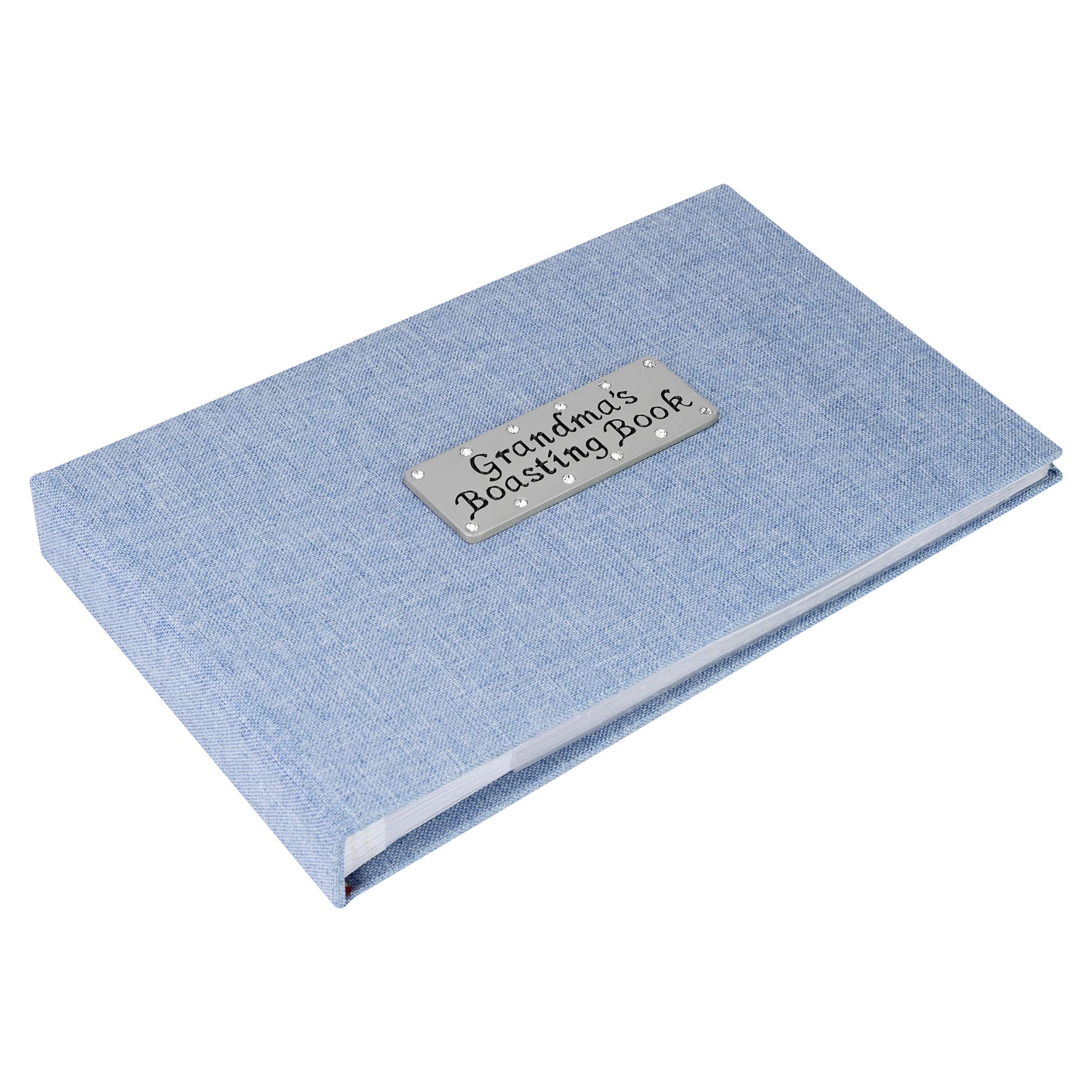 Metal Planet Ltd Blue Grandma's Boasting Book (Photo Album) Holding 40 6X4 Inch Photos