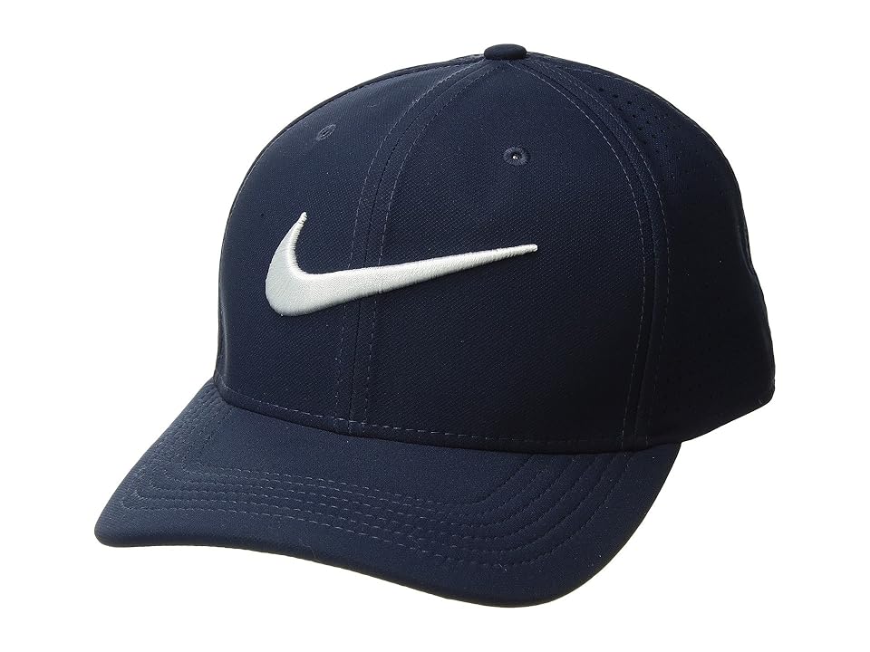 

Nike Train Vapor SwooshFlex Hat (Obsidian/Obsidian/Black/Pure Platinum) Caps