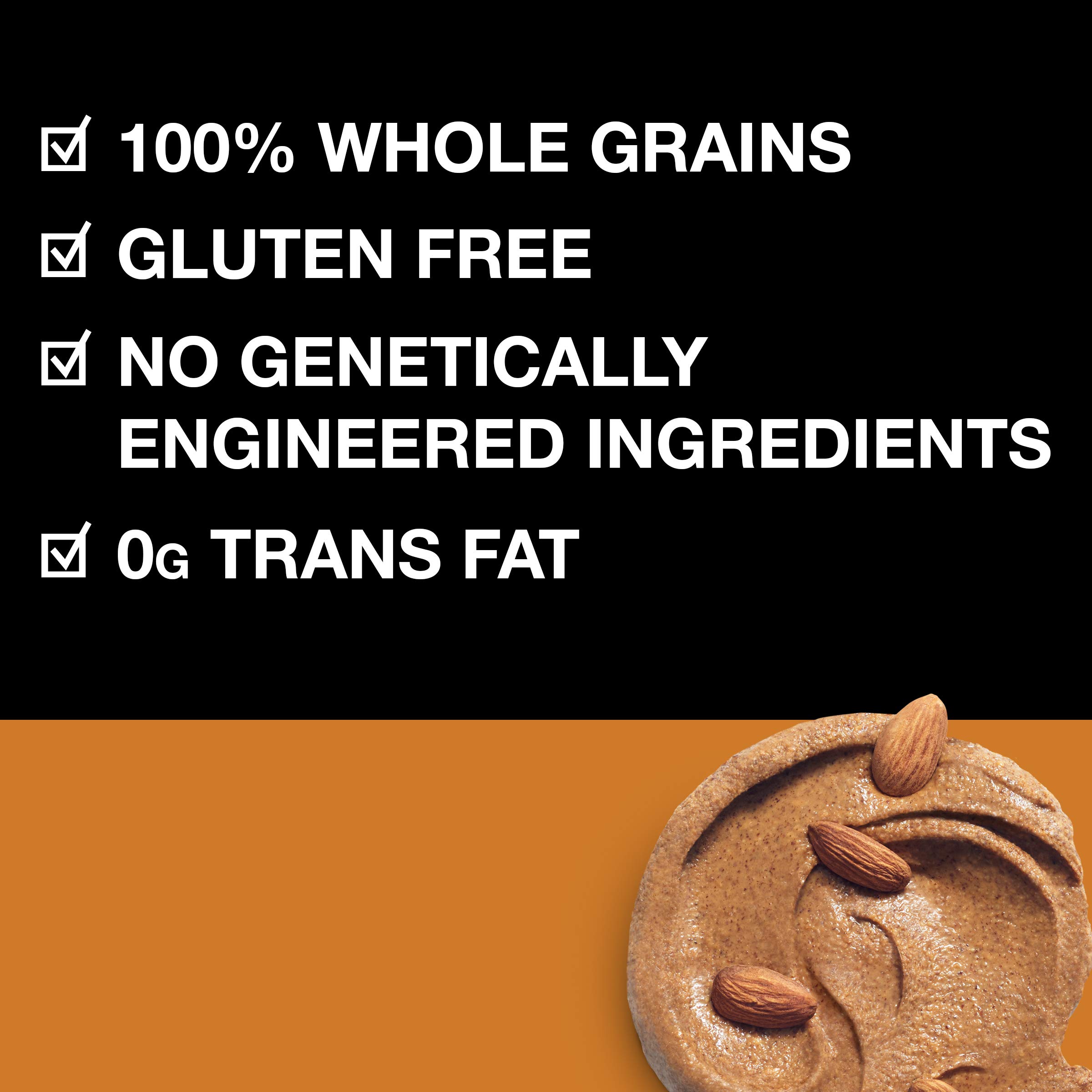 ND Healthy Grains Clusters, granola de mantequilla de almendras, 0.39 onzas de proteína, sin gluten, bolsas de 11 onzas, 6 unidades