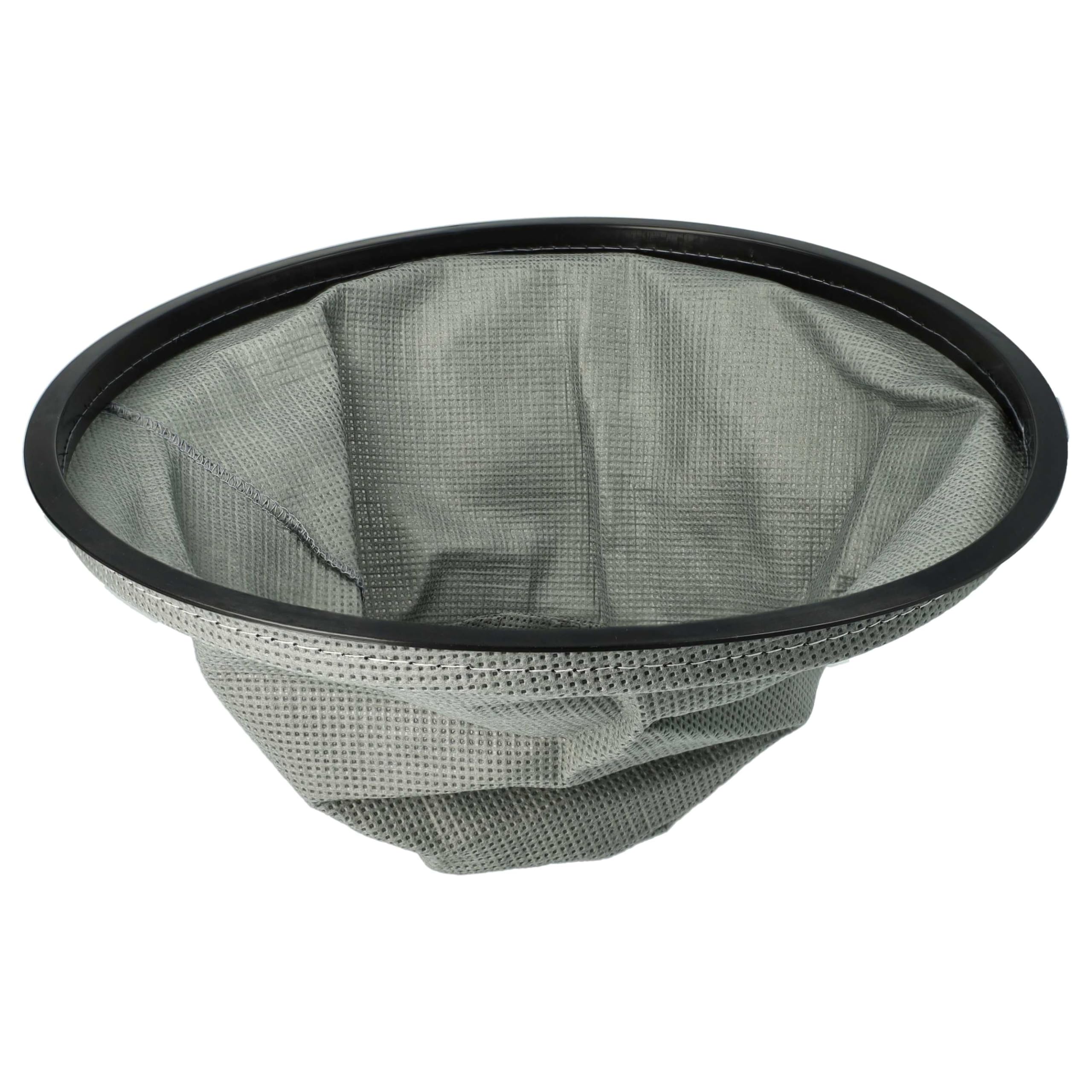 vhbw 5x filtro a sacco compatibile con Güde GA 18-1200, GA 18-1200.1R aspiratore per camino, aspiracenere - Filtro di ricambio, lavabile nero/grigi