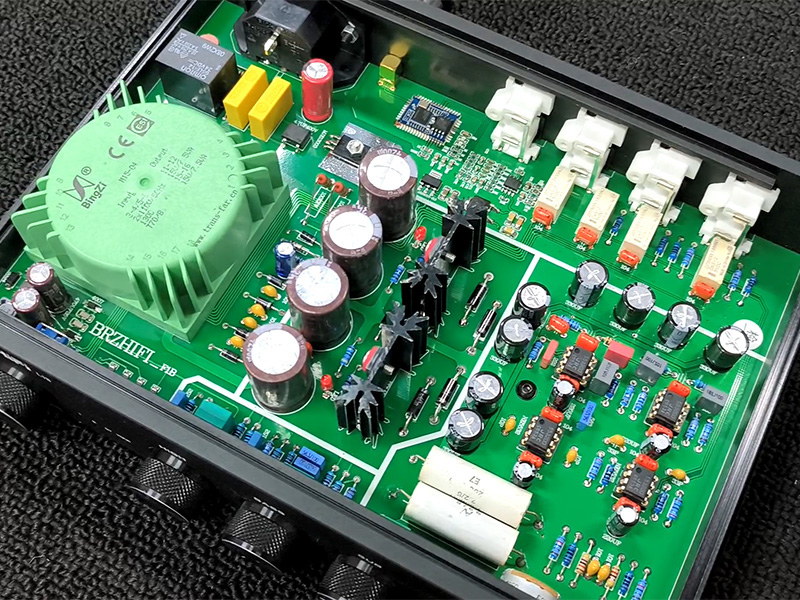 Amazon.com: BRZHIFI L1B HiFi Pure Class A Preamplifier Home Audio