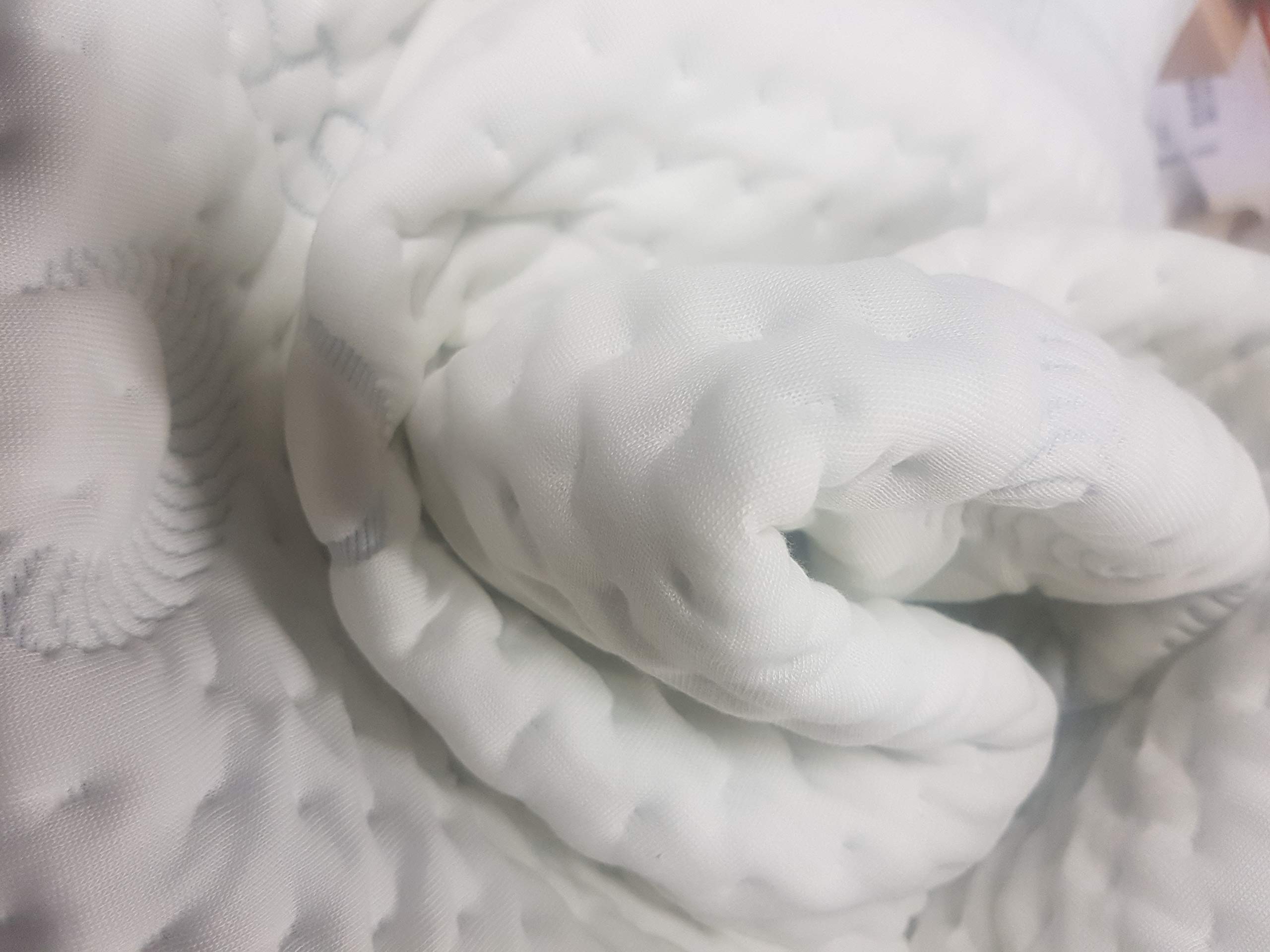 Matratzenbezug Allergikergeeignet mit 4-seitigem Reißverschluss Cashmere Matratzenschoner, Matratzenbezug alle Größen alle Höhe, (90 x 210 cm)