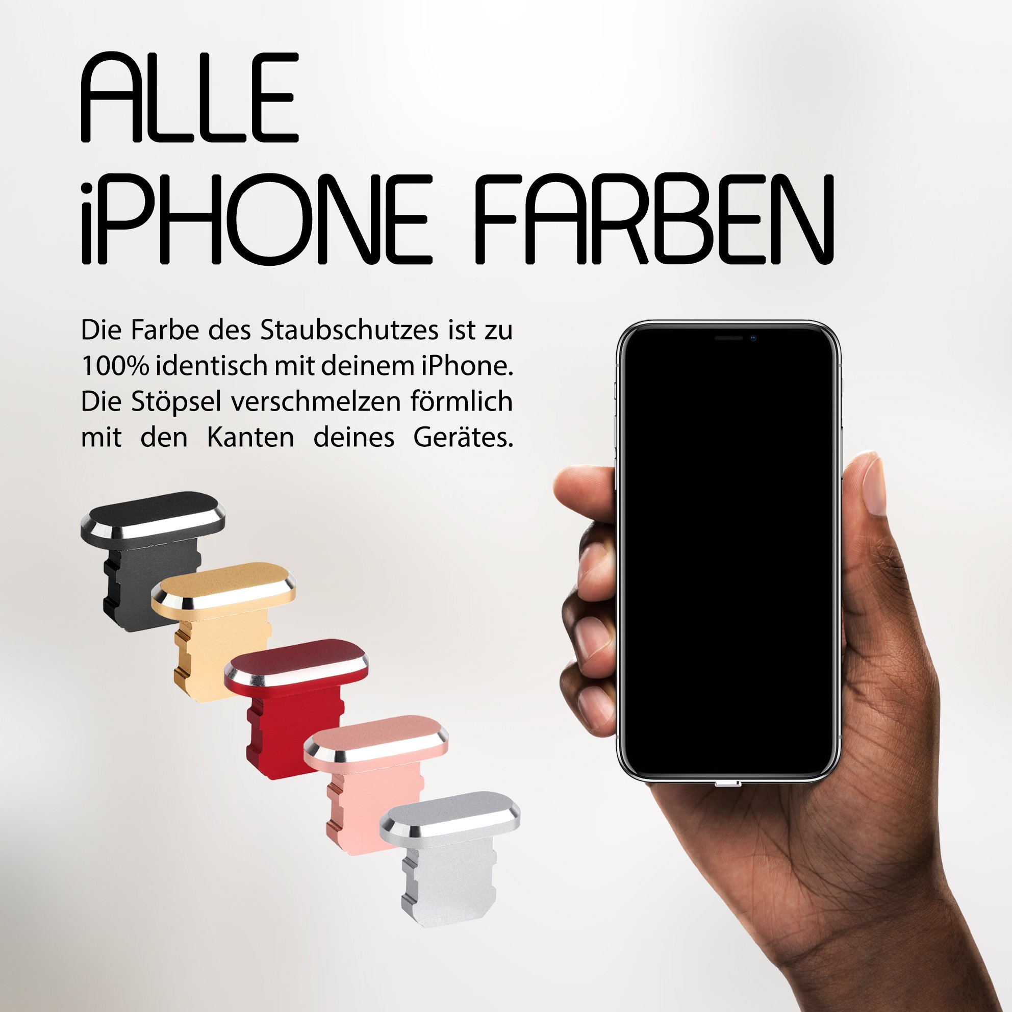 Tappo Protezione Connettore Tappino Antipolvere Per IPhone - Compatibile Con Modelli 6 7 8 X XS 11 12 13 14 Pro Max - Cover Spina Caricatore Vetro Posteriore IPhone XS Max