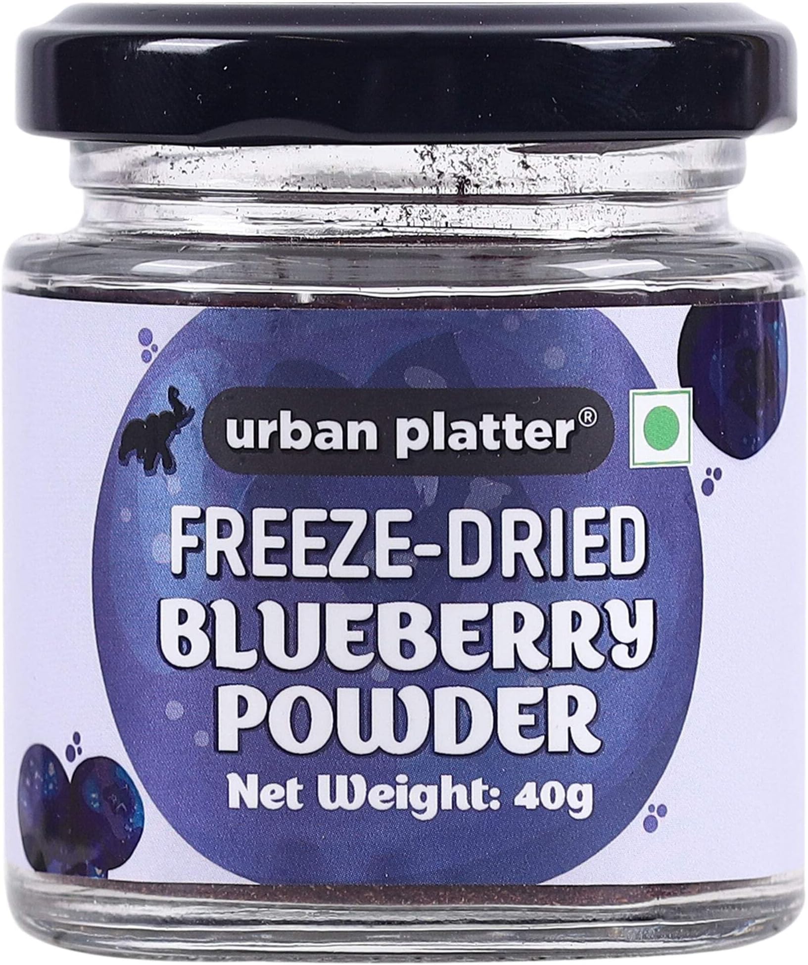 urban platter Freeze Dried Blueberry Powder, 40Gram