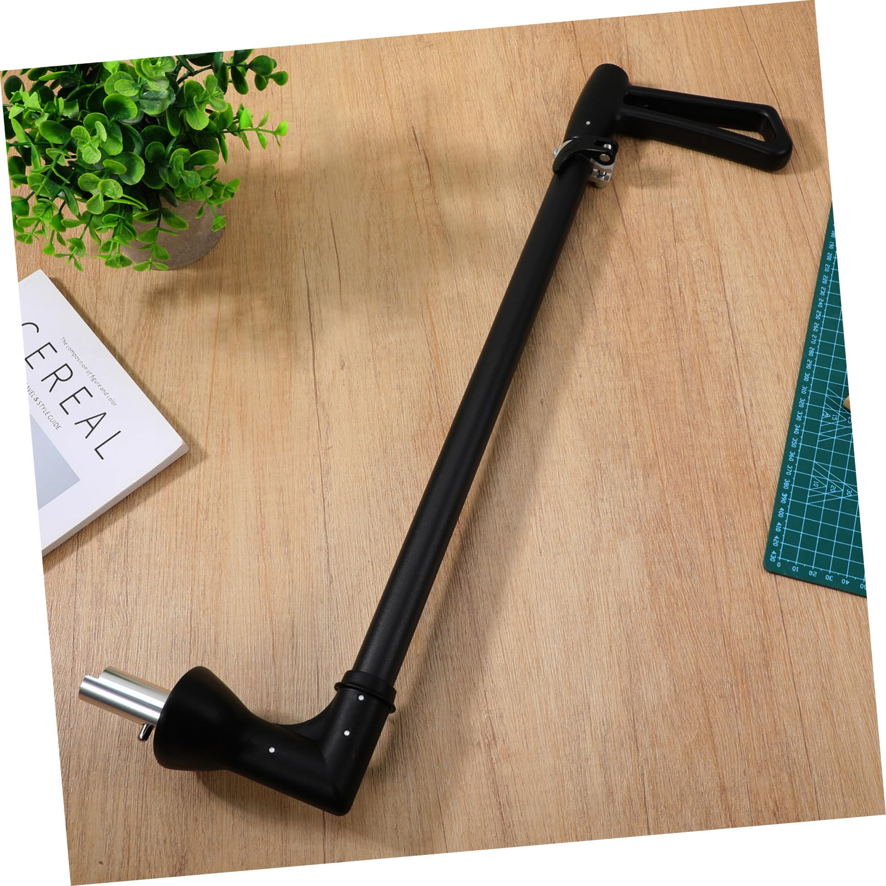 Manillar de Empuje para Cochecito Infantil Negro Mango Ergonómico Estable Accesorio para Empujar Coche de Fácil de Usar y Duradero