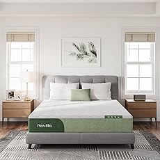 Novilla Twin Size Memory Foam Mattress 12 Inch Twin Mattress in a Box with Cooling Gel Foam for Pressure Relief Medium Firm Twin Bed Mattresses