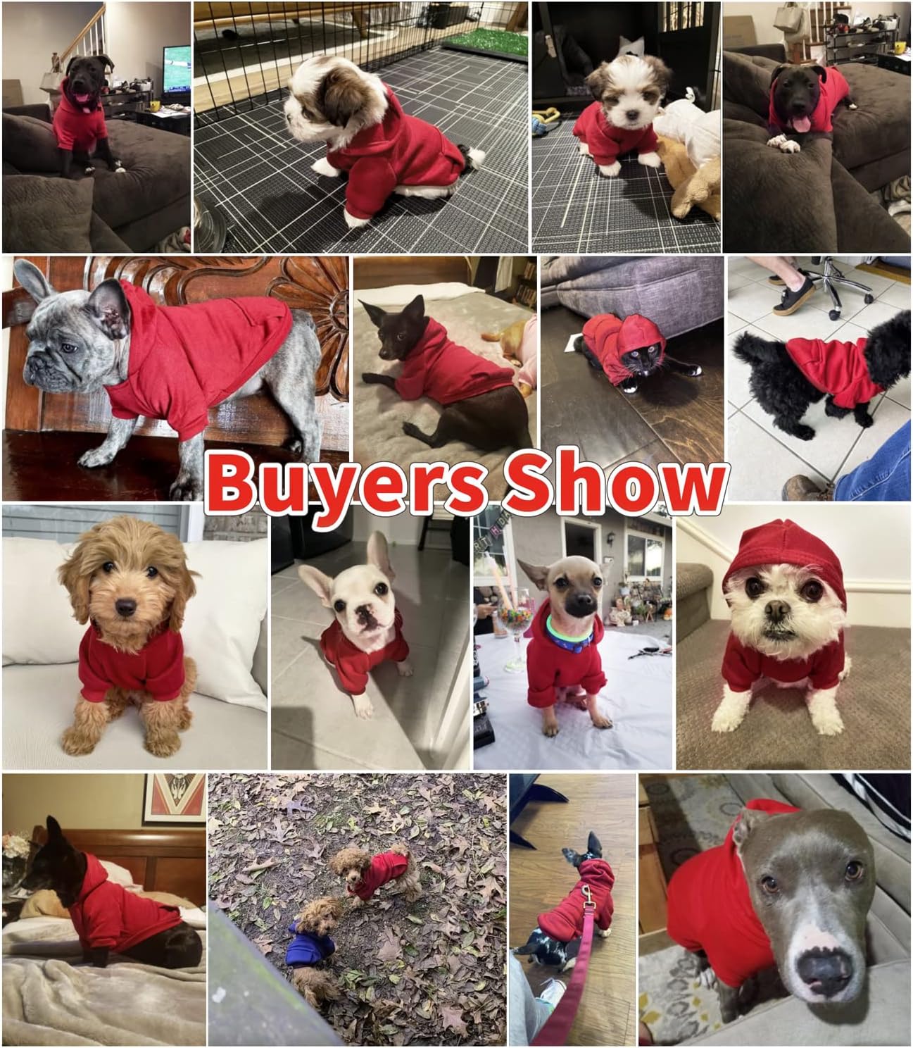 Idepet Pet Dog Hoodies Dog Clothes for Small Dogs Vest Chihuahua Clothes Warm Coat Jacket Autumn Puppy Outfits Cats Dogs Clothing(2XL - Image 3