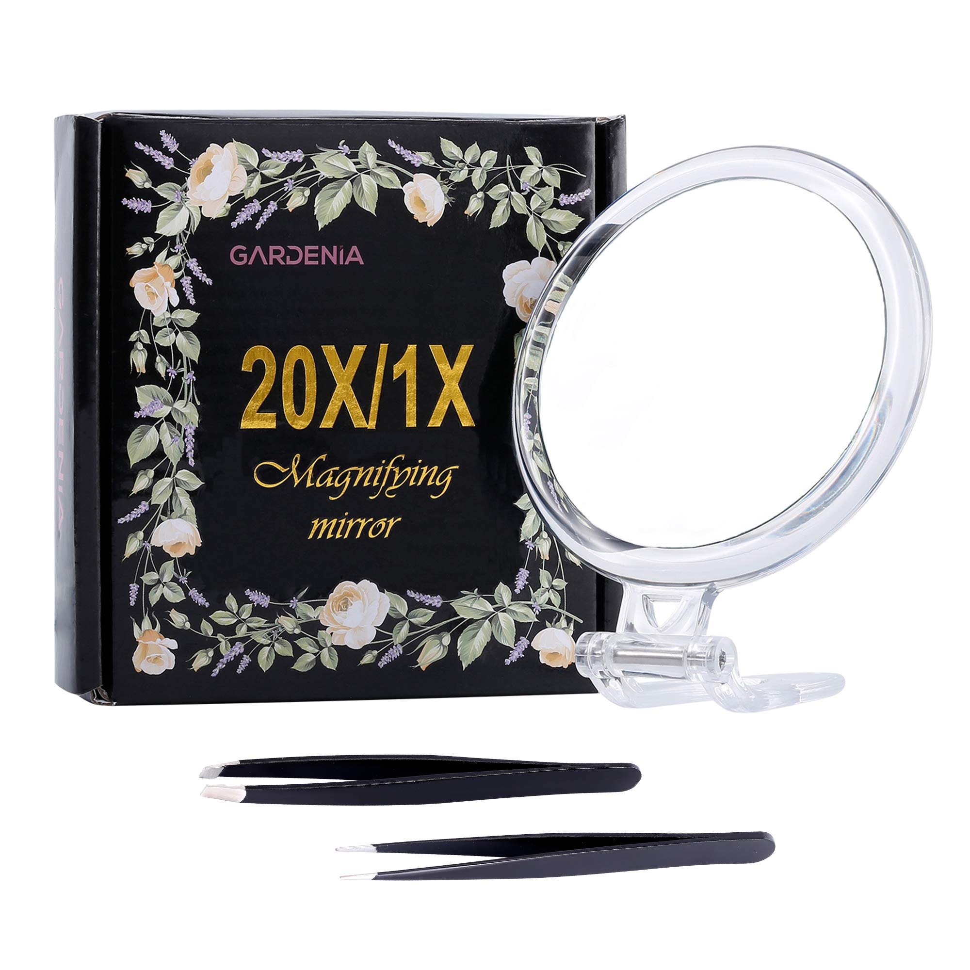Buy Magnifying Mirror 20X with Stand, Handheld Mirror with Handle