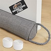 Vista 12 de GORILLA GRIP Tope de Corrientes de Aire para Puerta para la Parte Inferior de las Puertas, Burlete Barrera Contra el Clima Sella Ruido, Bloqueador