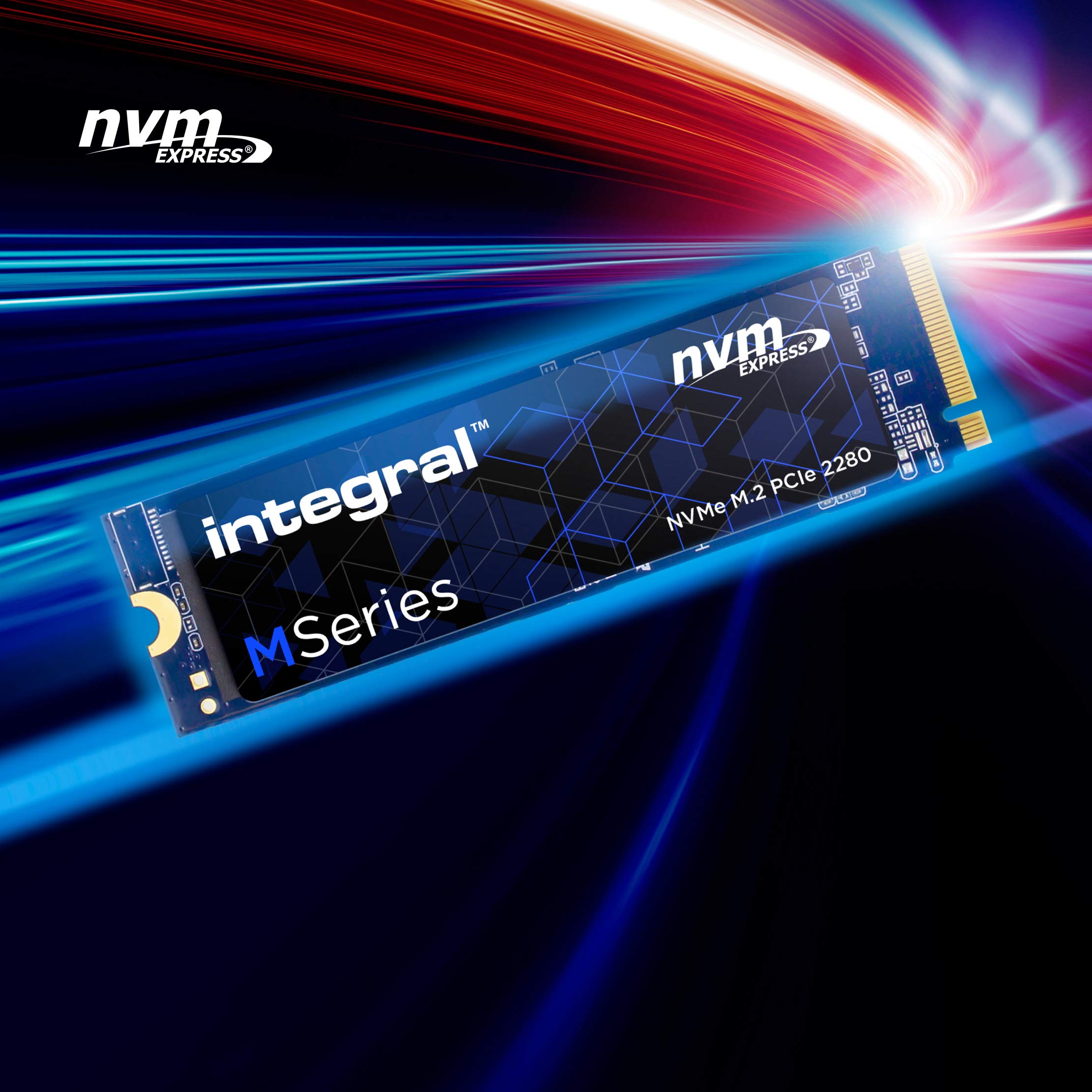 Integral Memory SSD 256 Go M Series M.2 2280 PCIe Gen 3 x 4 NVMe - très haute vitesse Jusqu'à 2000 MB/S en lecture et 1600 MB/S en Ecriture