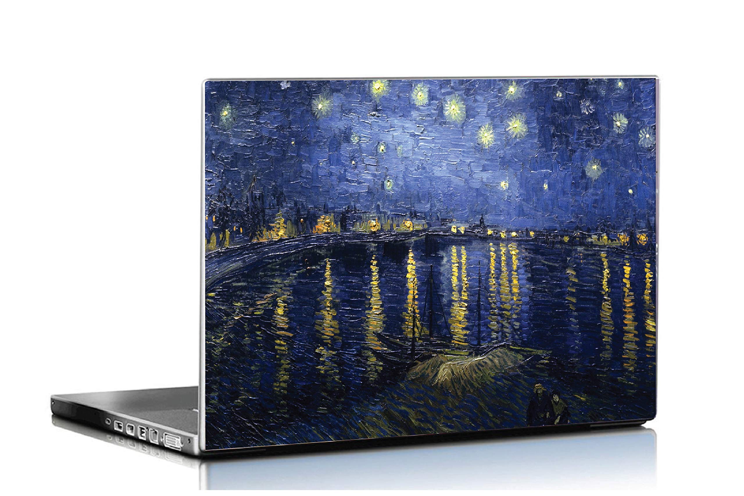 ISEE 360® Van Gogh Oil Painting Laptop Skin Cover Laminated Stickers Girls Boys Office Vinyl Printed Multicolored Floral Small HD Quality Sticker 15 15.6 Inches (1) (B08NDK9F6T) Amazon Price History, Amazon Price Tracker