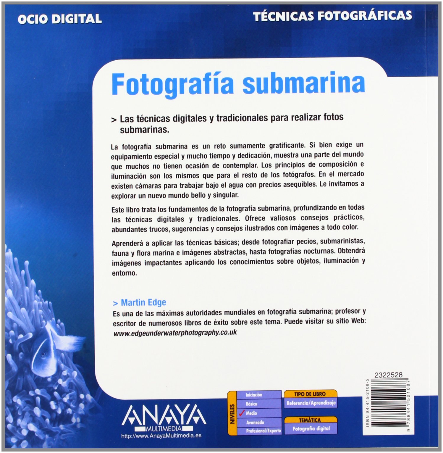 Fotografía submarina (Técnicas Fotográficas) (Ocio Digital)