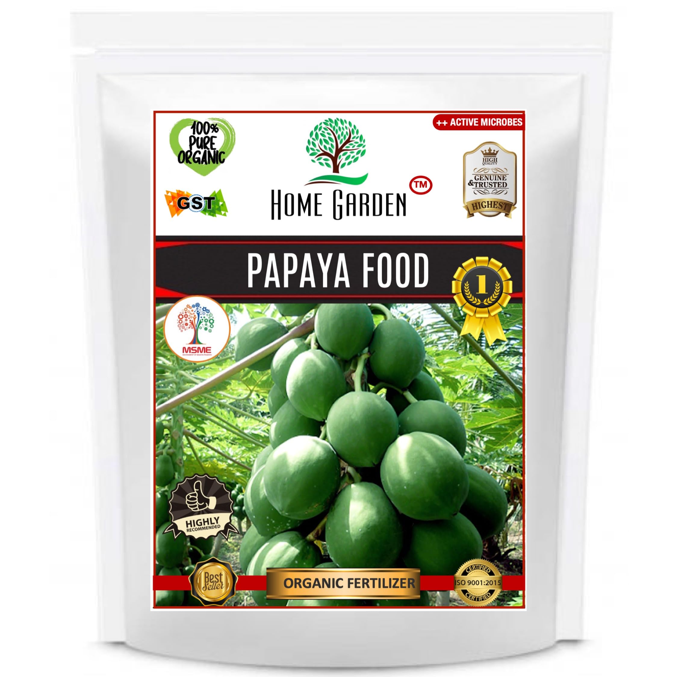 Home Garden™ Papaya Food Essential Organic Fertilizer For Papaya Plant With Fast Action Formula (900 gm) (B0B5TMZ616) Amazon Price History, Amazon Price Tracker