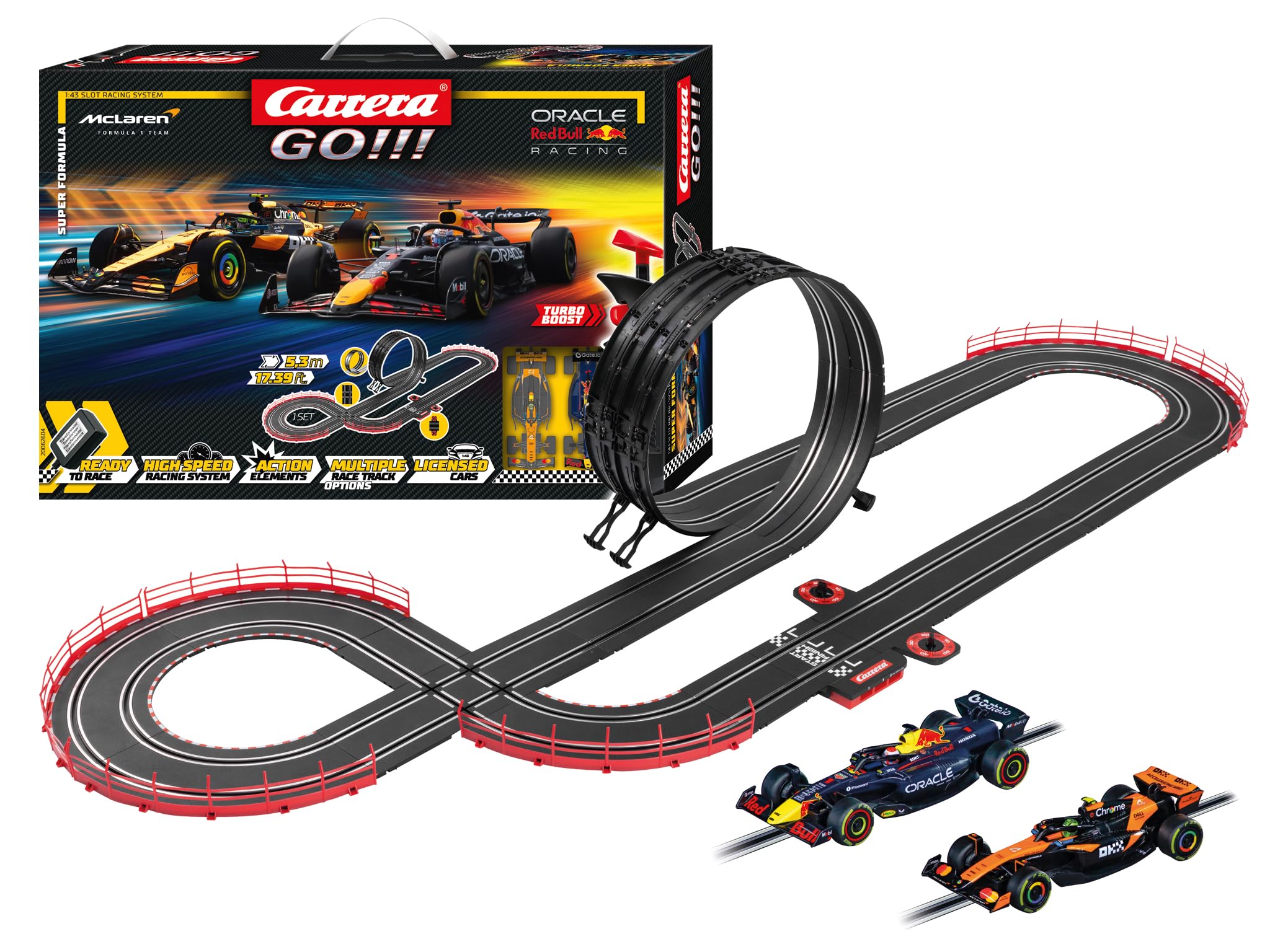 Carrera GO Super Formula - Formula 1 Race Track Set with Red Bull
