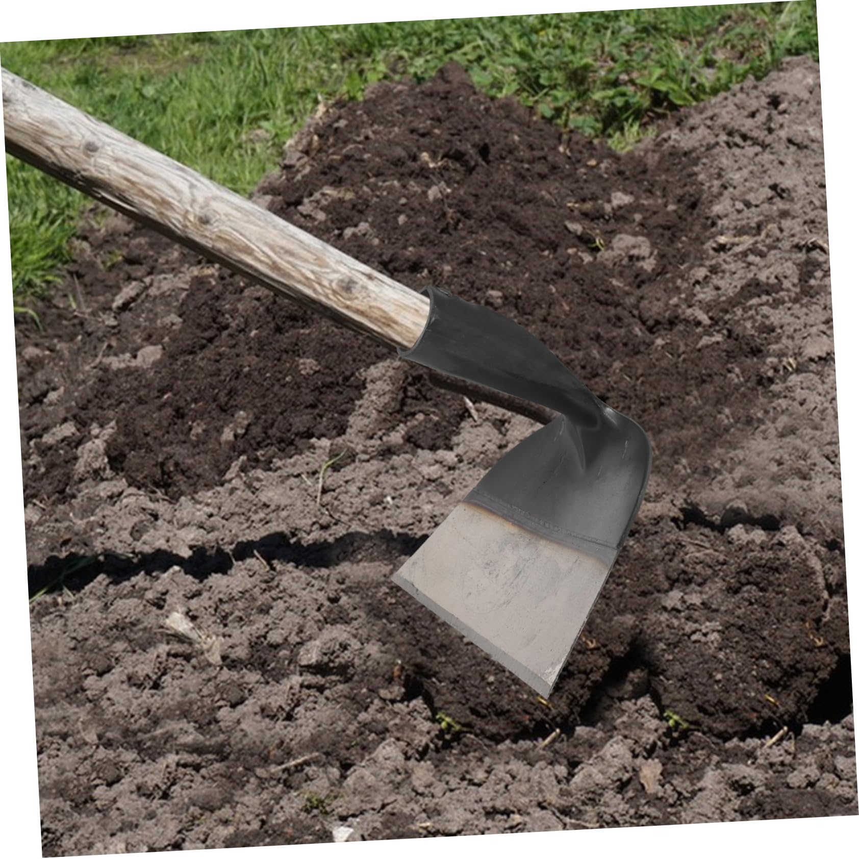 Cabeza de Azada de Jardín de Acero, Herramienta Multiusos | Suelo en Jardinería y Huertos, Resistente Deformación, Útil para Excavar y Desherbar